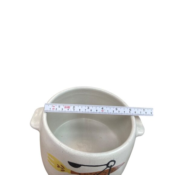 West Bend Vintage Mid Century Stoneware Casserole bean Pot With Lid SKU 9320 - Picture 15 of 16